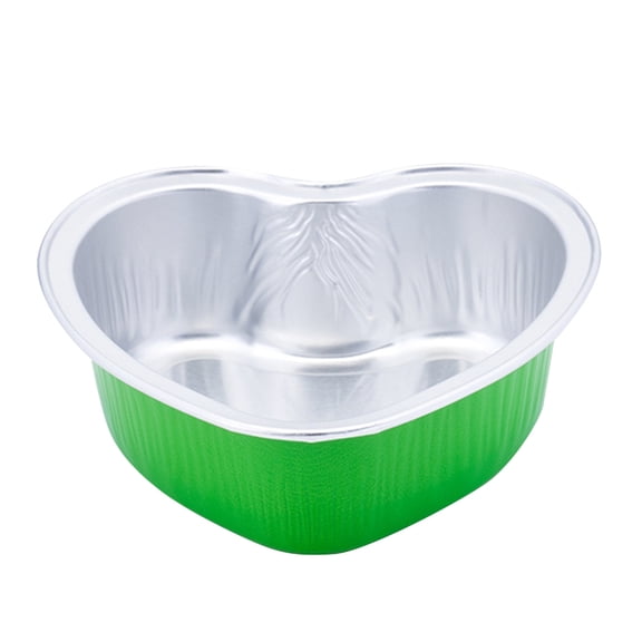 Wovilon Kitchen Gadgets Foil Cupcake Cups Heart Shaped Cupcake Cups With Lid, Mini Cupcake Cups Kitchen Baking Cups 100Pc