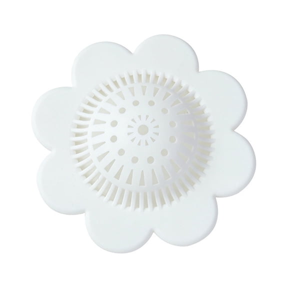 Wovilon Kitchen Gadgets Kitchen Utensils Set Drains Protector Flower Shape Drains Hair Catcher Strainer Snare Reusable Plastic Sewer Anti-Clogging Sink Filter