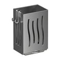 thumbnail image 1 of Wovilon Kitchen Utensil Wall-Mounted Cutlery Racks Plastic Storage Box Chopstick Knives Draining Hooks Multifunctional Organizer, 1 of 9