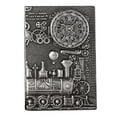 thumbnail image 1 of Wovilon Leather Writing Journal Vintage Notebook (Silver), Embossed Train Daily Notepad Diary With Lined Page, Cool Journal Gift For Women Men To Write In, 1 of 7