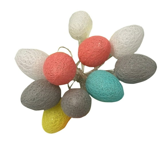 Wovilon Led Light Strips Easter Eggs Wire String Lights Battery Operated Light Party Home Decor Lamps