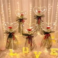 thumbnail image 1 of Wovilon Led Rose Bouquet Luminous Christmas Decorate Gift Decoration Party Wedding, 1 of 4