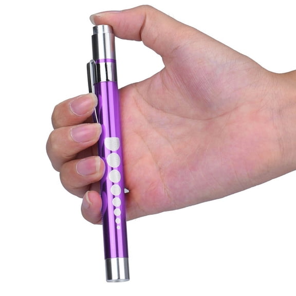 Wovilon Led Sanitary Pen Light Aluminum Alloy Pen Flashlight White Light Yellow Light Inspection Pupil Light For Oral Ophthalmology