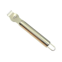 Wovilon Lemon Zester Grater,Stainless Steel Orange Citru Kitchen Peeler Tool with Channel Knife