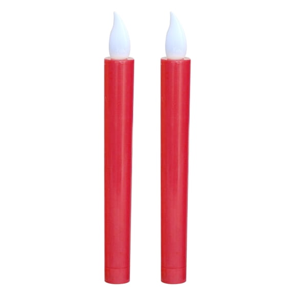 Wovilon Long Pole Electronic Candle Candle Lamp Swing Flame Simulation Decorative Lamp 1Pair Simulation Long Rod Led Electronic Candle