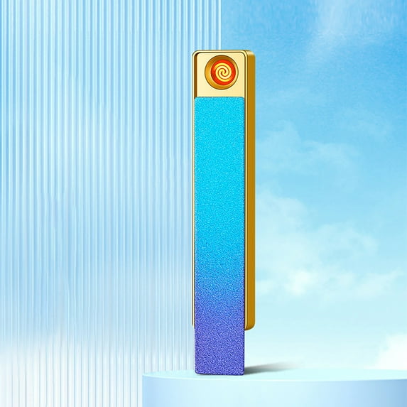Wovilon Long Portable And Compact Tungsten Wire Igniter USB Charging Lighter Colorful Frosted Lighter