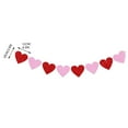 thumbnail image 1 of Wovilon Love Flag Banner Rose Decoration Valentine's Day Scene Supplies, 1 of 4