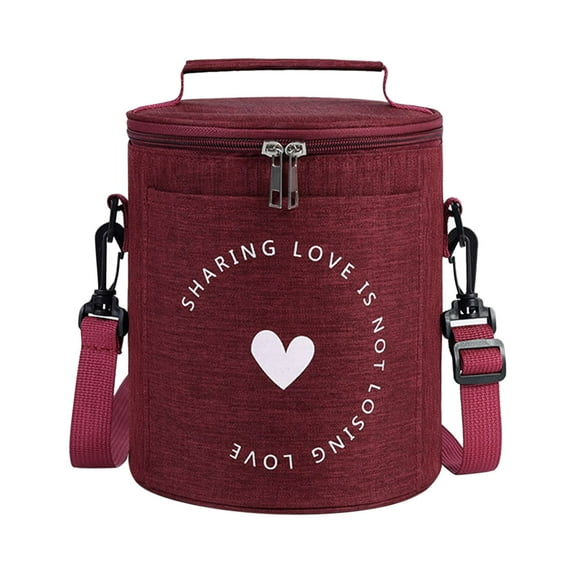 Wovilon Lunch Bag Women Insulated Picnic Cartoon Carry Case Thermal Portable Cold Lunch Bag Bento Bag