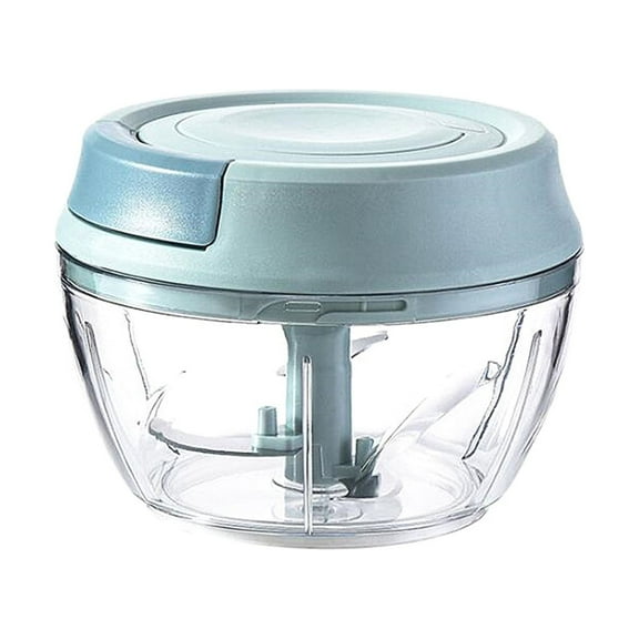 Wovilon Manual Food Processor Vegetable Chopper, Portable Hand Pull String Garlic Mincer Onion Cutter For Veggies, Ginger, Fruits, Nuts, Herbs, Etc