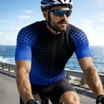 thumbnail image 1 of Wovilon Men's Cycling Jerseys, Short Sleeve Full Zip Bike Shirts with UPF Sun Protection, Quick Dry Breathable Athletic Tops for Racing and Training, Lightweight Stretch Performance Sportswear, 1 of 4