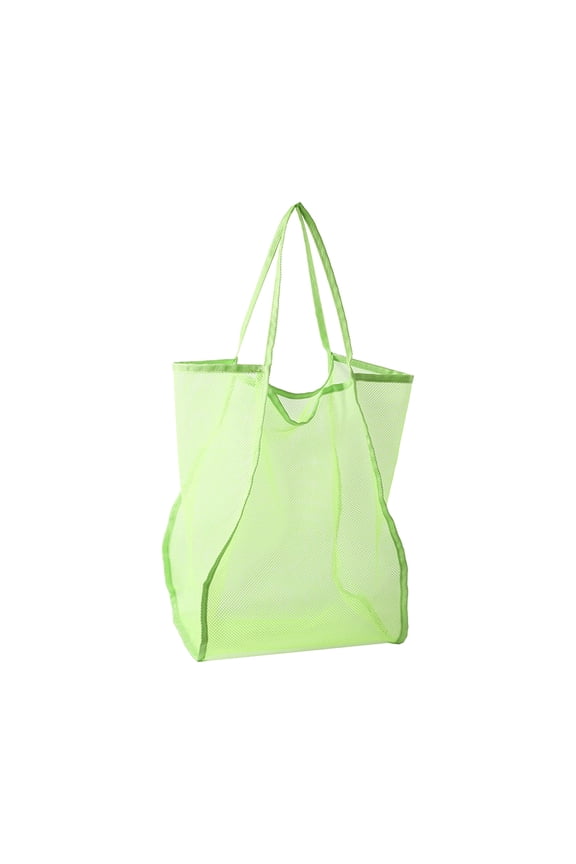 Mesh Beach Bag - Large Beach Tote Bag for Family Beach Bag for Toys & Vacation Essentials
