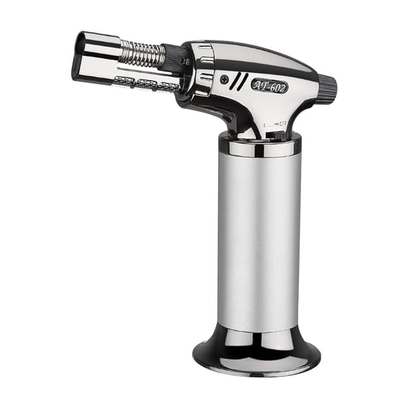 Wovilon Metal Lighter Direct Blast Flameproof Burner Outdoor Barbecue Kitchen Baking Lighter Lighter Torch Lighter For Candle