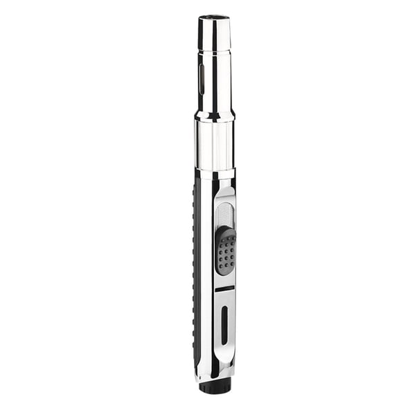 Wovilon Metal Lighter Direct Blast Flameproof Burner Outdoor Barbecue Kitchen Baking Lighter
