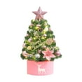 thumbnail image 1 of Wovilon Mini Christmas Tree Flocking White Christmas Tree Ornaments Small Encrypted Decoration Desktop, 1 of 6