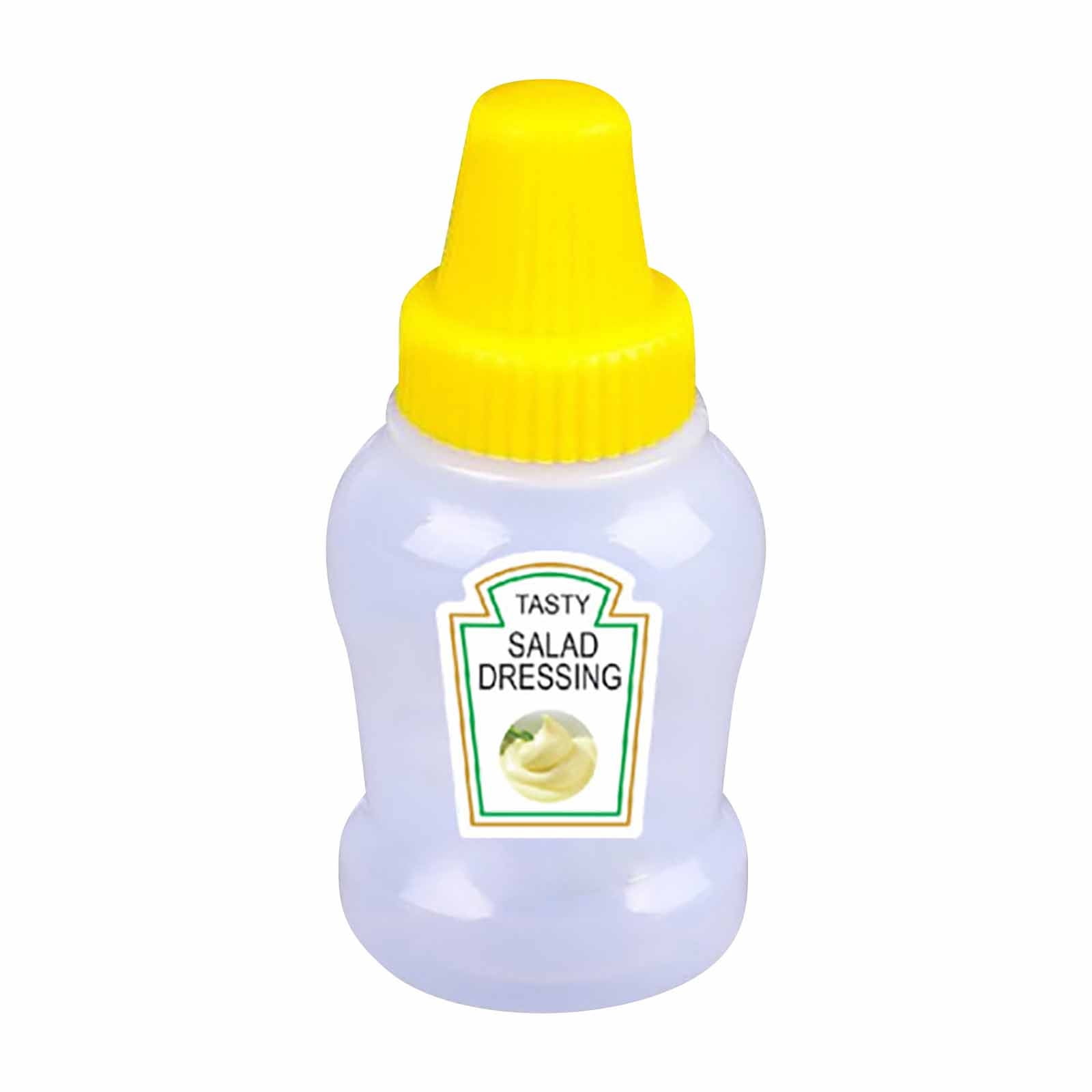 Wovilon Mini Ketchup Bottle, Squeeze Bottle with Screw Cap, Portable  Ketchup Salad Mayo Syrup Dressing Containers Bottles Sauce Food Grade  Thickened Tomato Subpackage Outdoor Seasoning Jar 