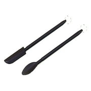 Wovilon Mini Silicone Spatula Set,Makeup Spatula,Thin Jar Scraper For Kitchen,New Handle Telescopic Small Spatulas