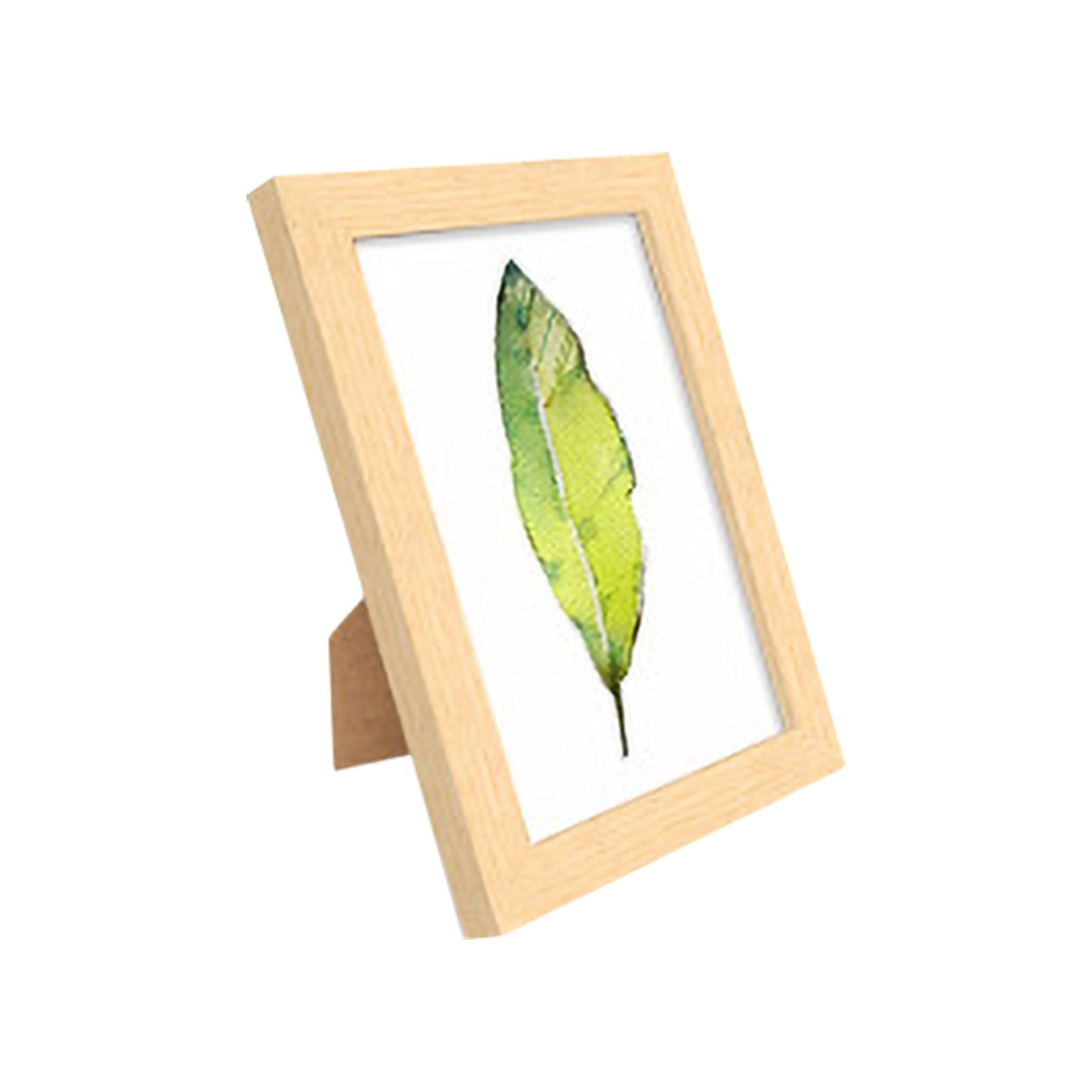 Wovilon Mixtiles Photo Frames Stick To Wall 3.5X5Wooden Classic