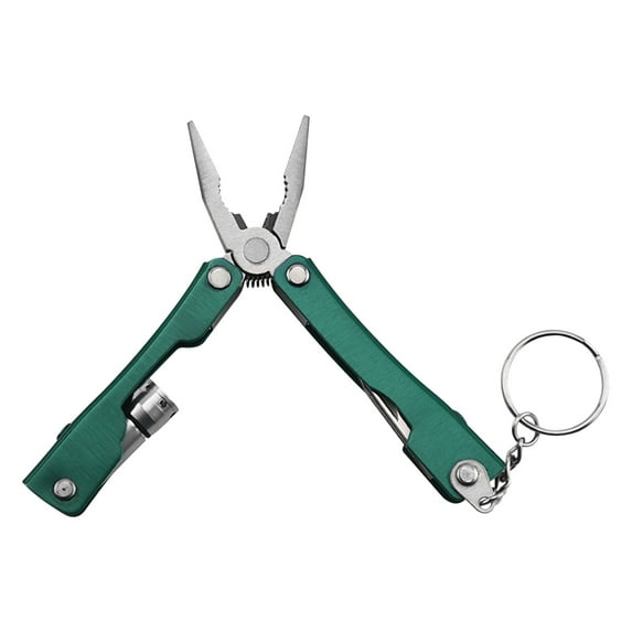 Wovilon Multifunctional Pliers Led Lamp Pliers Flashlight Pliers Outdoor Portable Tool Pliers Mini Tool Pliers