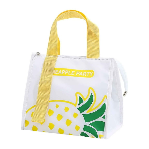 Wovilon New Fashion Student Lunch Bag Large Capacity Portable Bento Bag Thickened Lunch Box Bag Insulation Bag