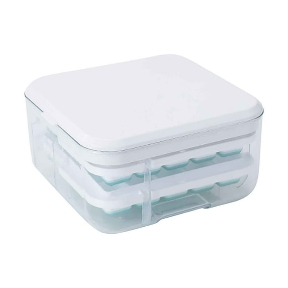 Wovilon New Ice-Making Artifact Ice-Making Household Ice-Making Box Ice Storage Box Refrigerator Freezer Block