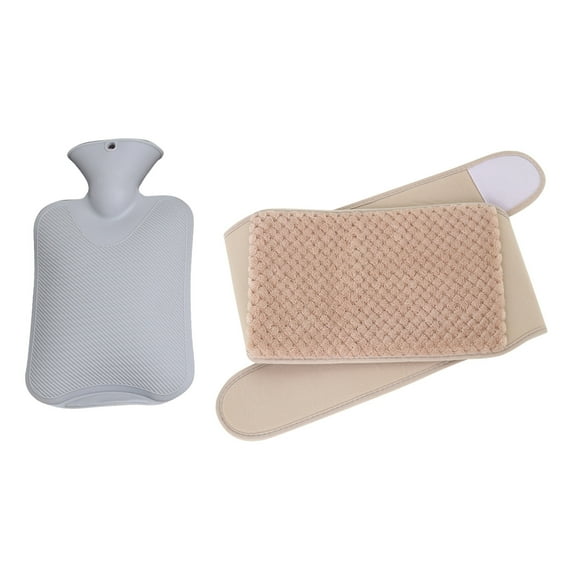 Wovilon New Thickening And Velvet Belt Irrigation Hand Warmer Treasure Warm Waist Treasure Two-In-One