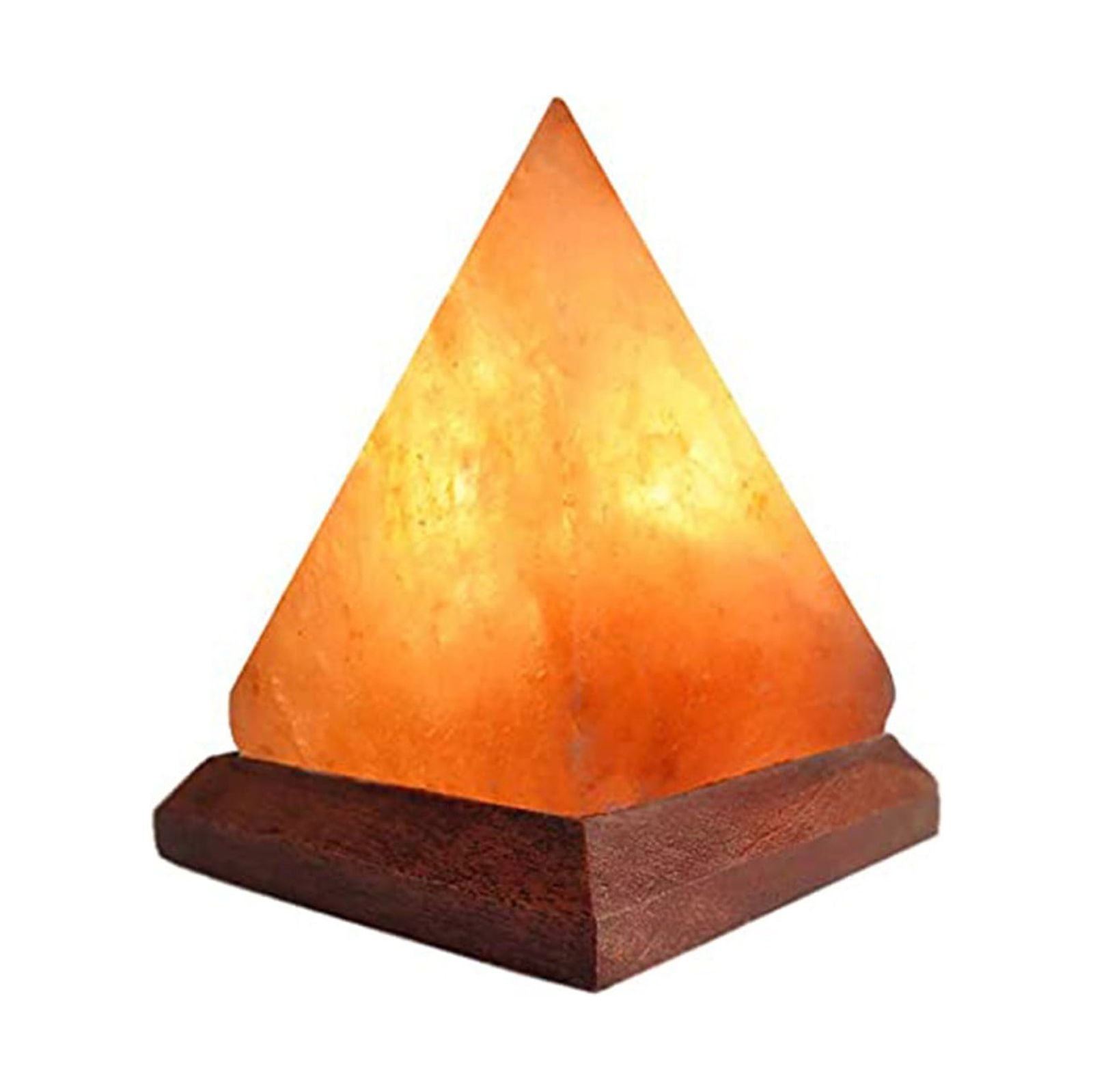 Wovilon Newest Version Pyramid Salt Lamp, 8 Colors Changing Himalayan Salt Lamp Crystal Rock