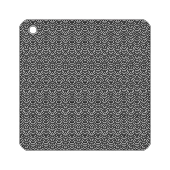 Wovilon Non-Slip Flower Placemat Silicone Placemat Dining Room C-Oaster Round Table Mat Kitchen Gadgets Kitchen Tools