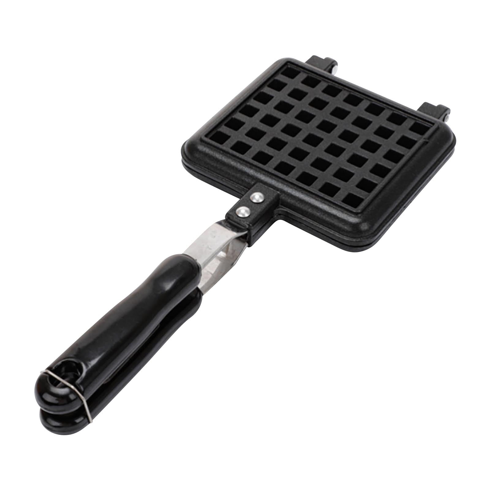 Wovilon Non-Stick Cast Aluminum Stovetopiron, 5.5 Inches Campingmaker Pan, Portable Stove Top Aluminummaker Pan for Family Breakfast Baking