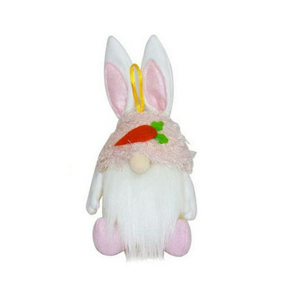 Wovilon Ornaments Easter Cartoon Bunny Shape Cute Faceless Doll Decoration Ornaments
