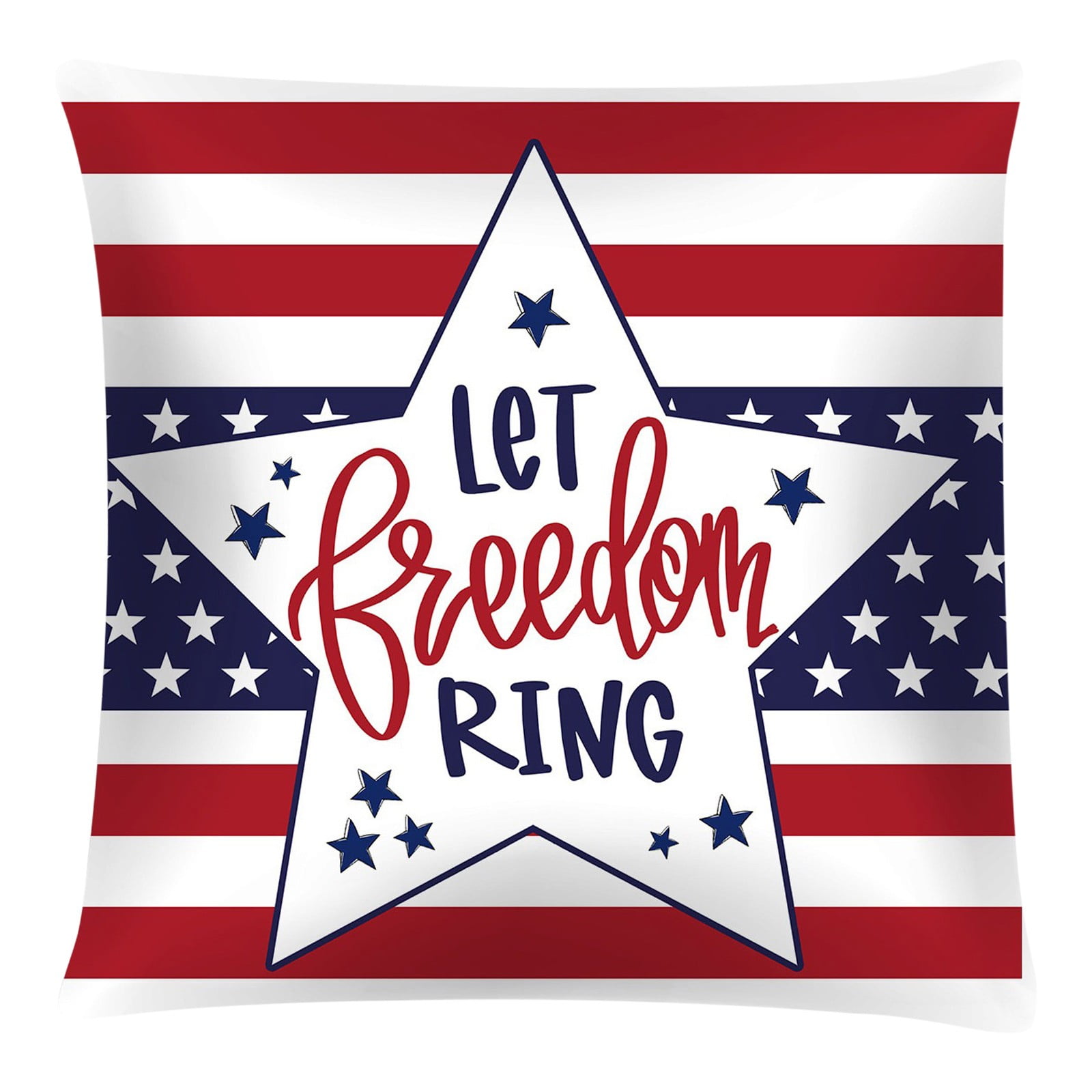 Wovilon Patriotic Throw Pillow Covers 17 X 17 Inch 4Th Of July Pillow