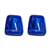 Wovilon Pencil Sharpener (Blue), 2 PCS Dual Holes Pencil Sharpeners Manual with Lid, Colored Pencil Sharpener for s Students Adults, Portable Use in Office Home Art Room and Outdoor