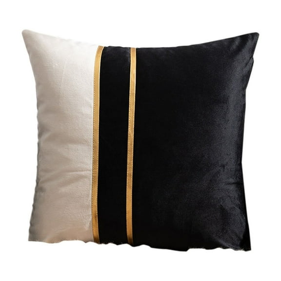Wovilon Pillow Cover Velvet Pillow Cover Bedside Cushion Sofa Cushion Lumbar Pillow Cover