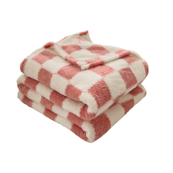 Wovilon Plain Color Flannel Blanket For Winter Warm Velvet Conditioning Blanket Picnic Blanket Aviation Leg Blanket 70x100cm