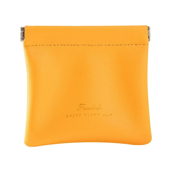 Wovilon Pocket Bag Automatic Closing Storage Small Bag Coin Purse Lipstick Data Cable Storage Bag