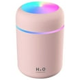 thumbnail image 1 of Wovilon Humidifier, Humidifiers for Bedroom Humidifiers, Humidifiers for Large Room Portable Mini Humidifier 300ml Cool Mist Humidifier with Night Light - Pink, 1 of 5