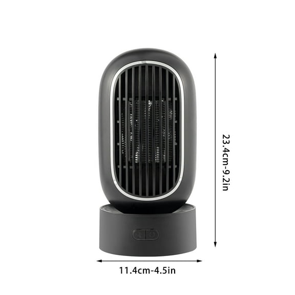 Wovilon Portable Space Heater, Electric Space Heater, 2 Modes, Safe And Quiet, Office Desk, Bedroom, Indoor Use, 90 Degree Automatic Head Shaking