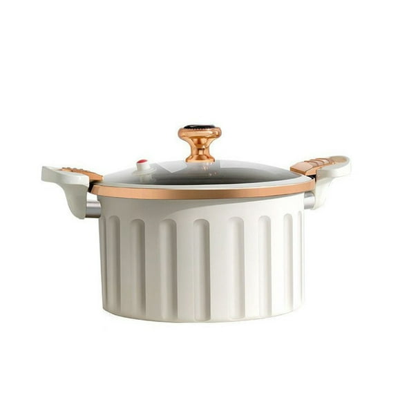 Wovilon Pot, Pressure Pot, Non-stick, Soup Pot, Induction Cooking, General Purpose, Double Ear, High Value, Pressure Pot, Large Capacity Cookin