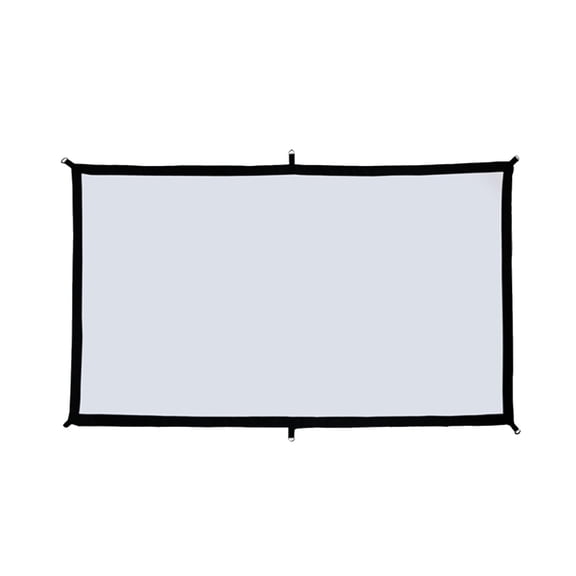 Wovilon Projector Screen 110 Inch, Movie Projector Screen 16:9 Foldable Portable Anti-Wrinkle Indoor Outdoor Projection For Home, Party, Office, Classroom