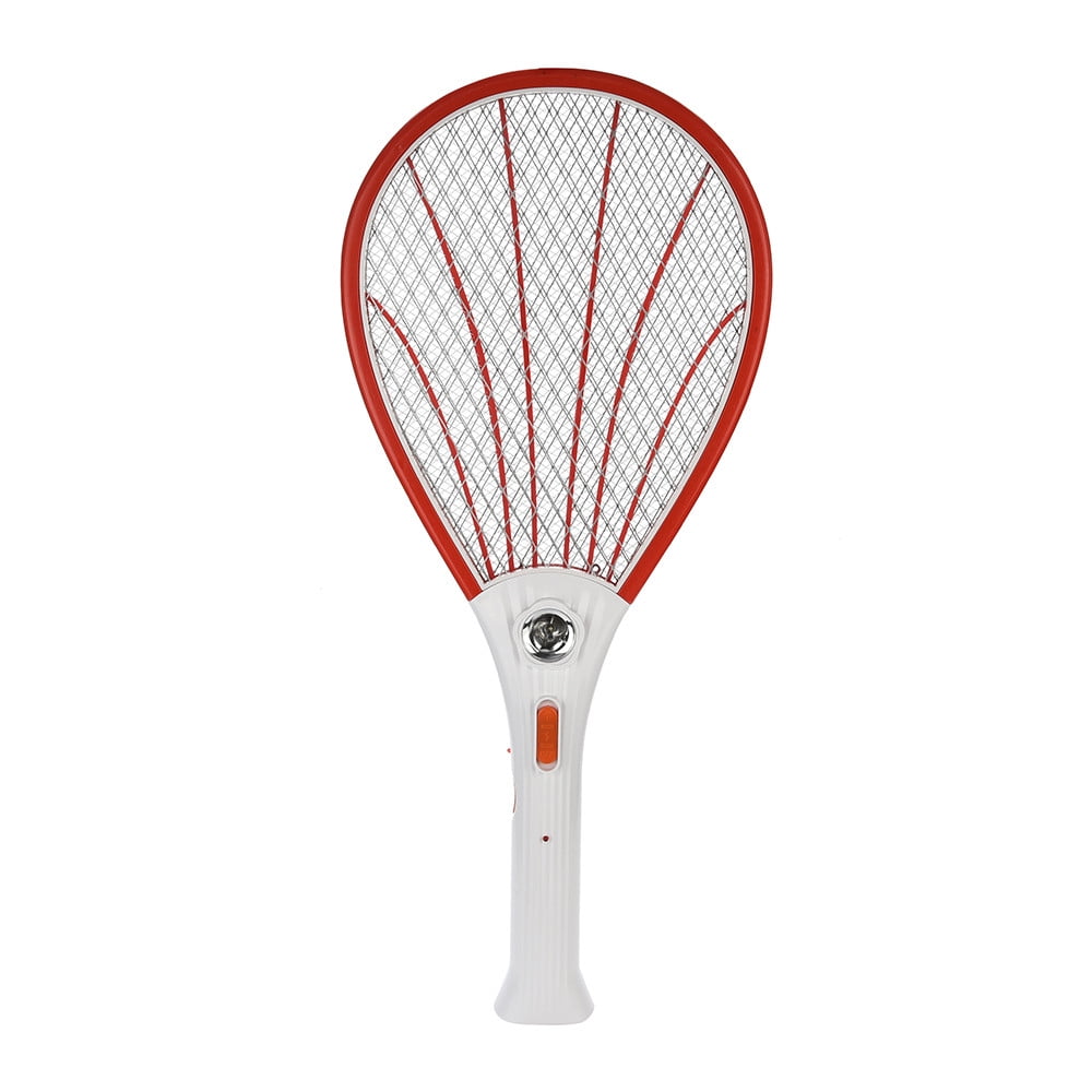 Wovilon Rechargeable Led Electric Fly } Swatter Zapper Racket Insect