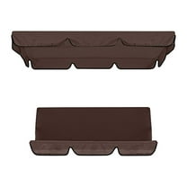 Wovilon Replacement Canopy, Swing Chair Canopy Replacement Swing Canopy Cover Waterproof Garden Swing Chair Canopy Cover for Outdoor Patio Garden Poolside Balcony