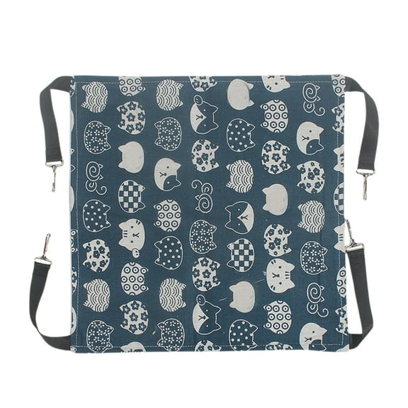 Wovilon Reversible Pet Hanging Hammocks Soft Breathable Pet Cage Hammocks With Straps And Metal Hooks Double Sided Hanging Bed For Cats Small Dogs Rabbits