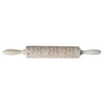 thumbnail image 1 of Wovilon Valentine's Day Rose Rolling Pin Wooden Carving Rolling Pin Cookies Dough Stick, 1 of 4