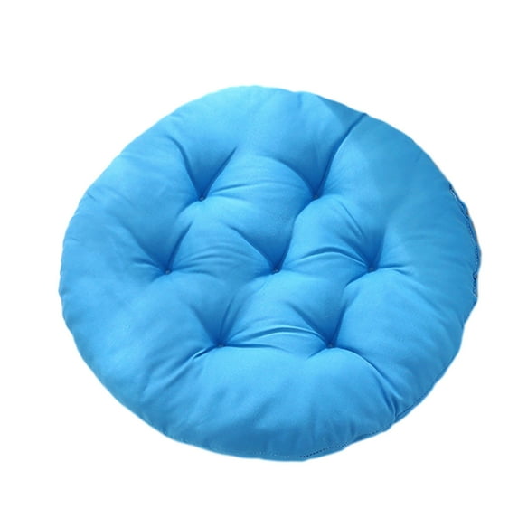 Wovilon Round Floor Pillow Cushions, Pillow Soft Thicken Seating Cushion Tatami for Yoga Living Room Coffee Sofa Balcony Kids Outdoor Patio Furniture Cushions, 40 x 40cm, Blue