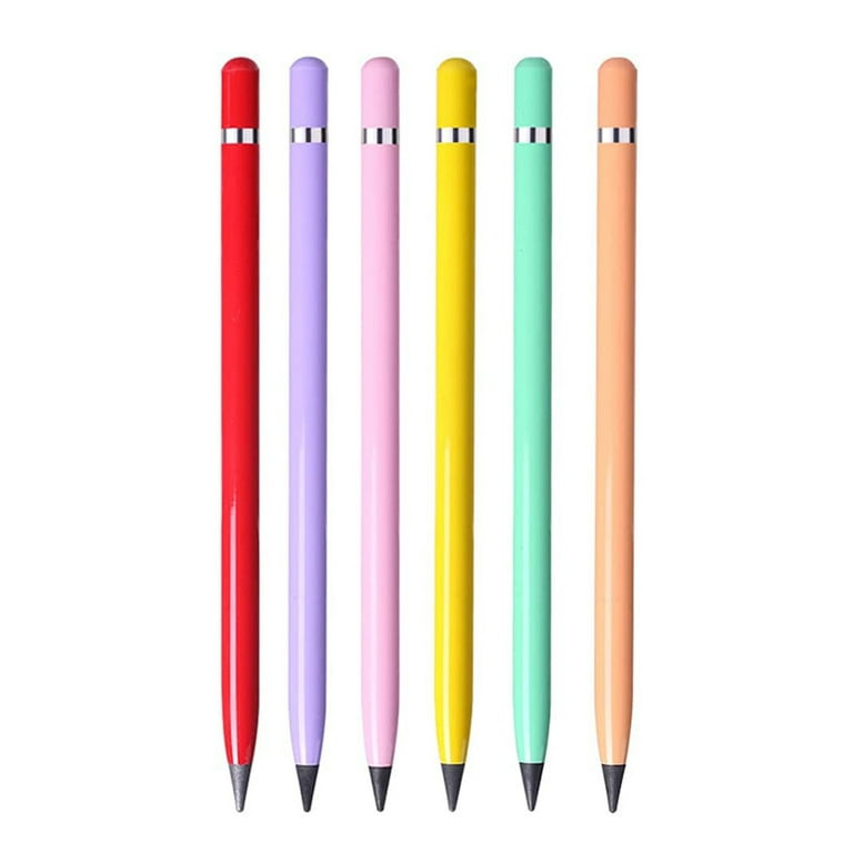 Wovilon School Supplies Inkless Pencils Eternal (White), Everlasting  Pencil, Unlimited Writing, Reusable Infinity Pencil, No-Sharpening Pencils  for Kids Student Writing Sketch 