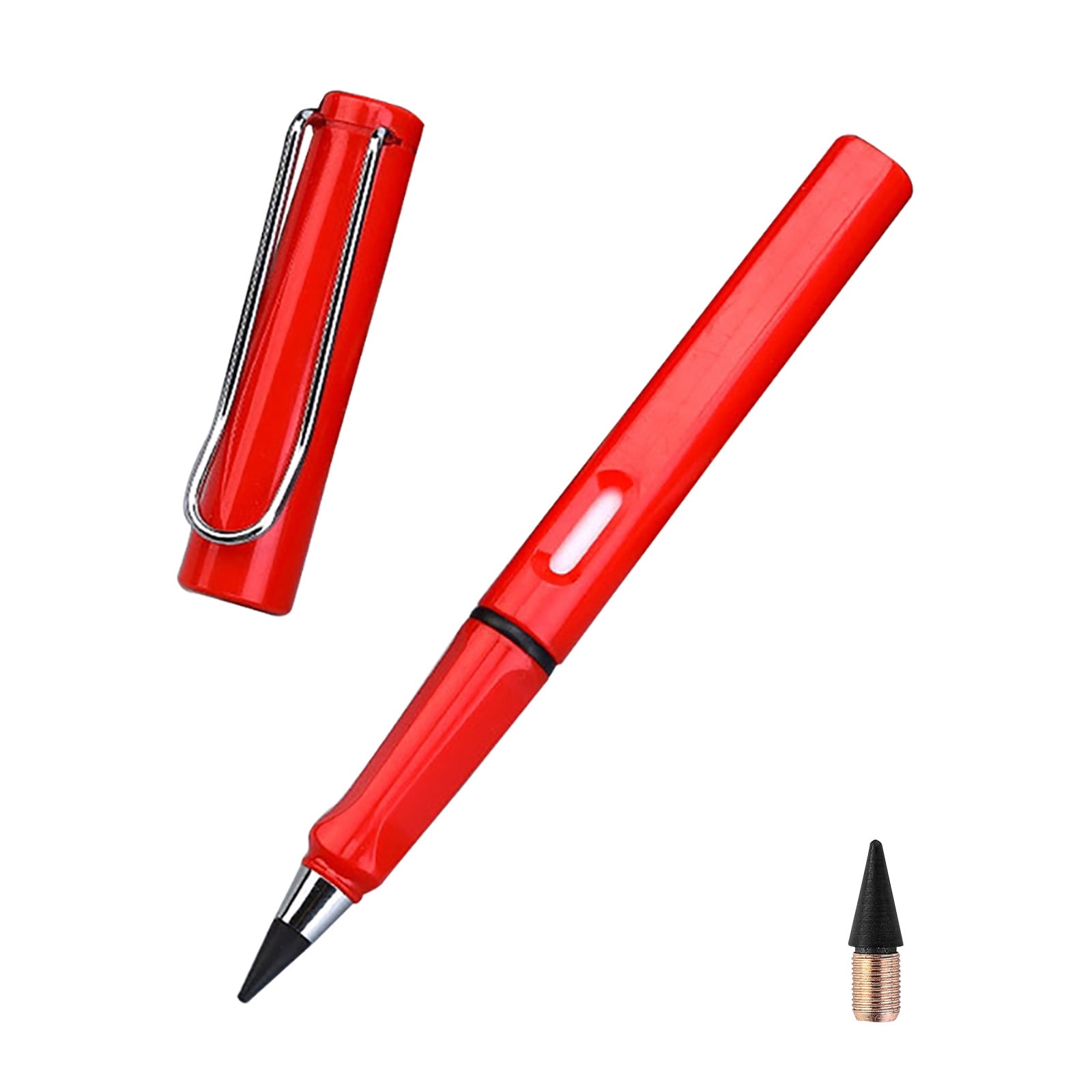 Wovilon School Supplies Inkless Pencils Eternal (Red), Everlasting