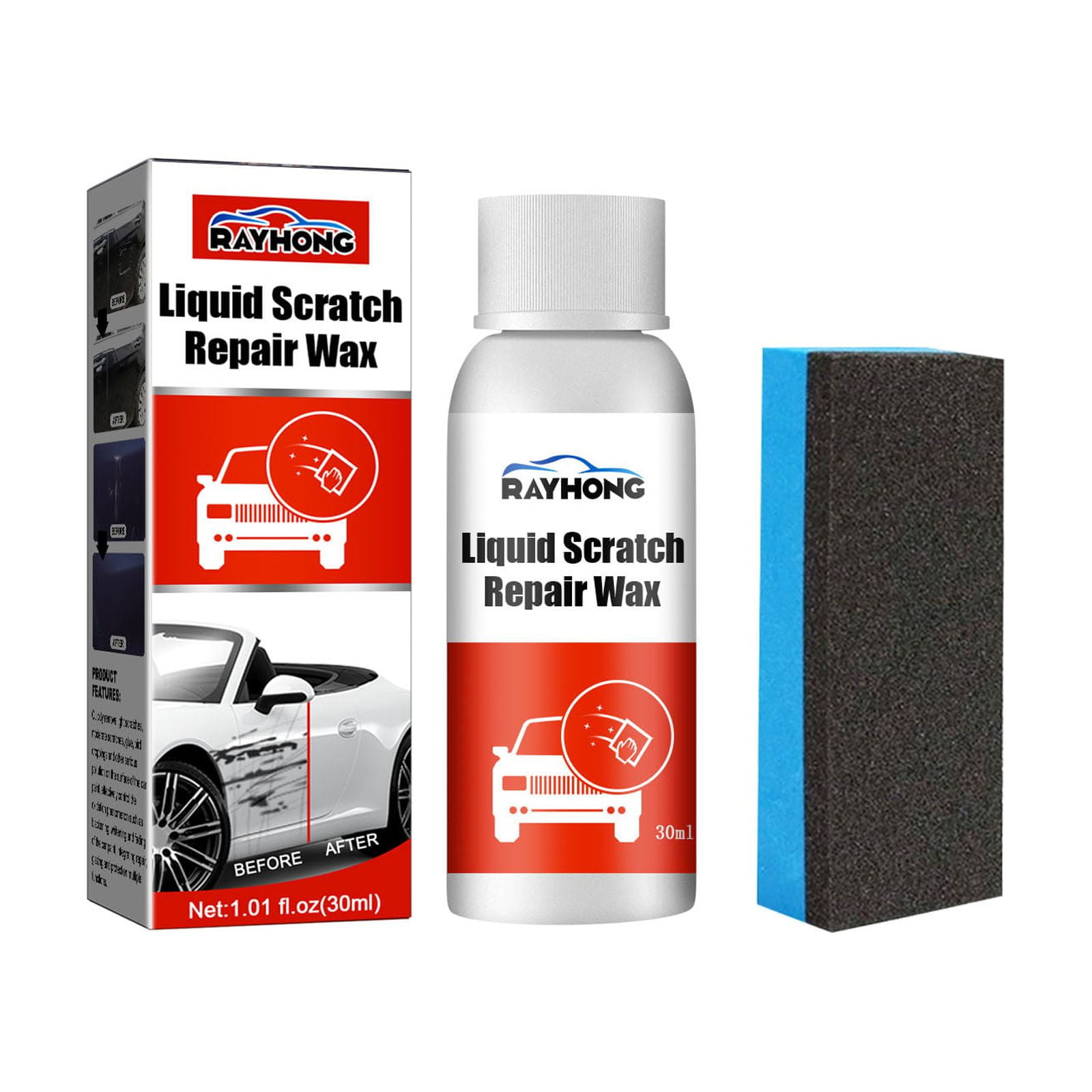 Wovilon Scratch And Swirl Remover - Ultimate Car Scratch Remover - Polish &  Paint Restorer - Easily Repair Paint Scratches, Scratches, Water Spots!