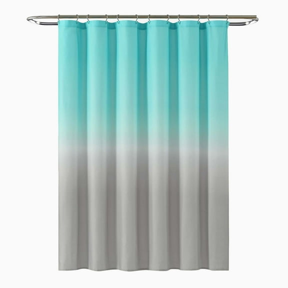 Wovilon Shower Curtain, Design And Polyester, Quick-Drying, Weighted Hem, Short Shower Curtains Set For Bathroom, And Washable With 12 Hooks