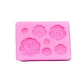 thumbnail image 1 of Wovilon Silicone Cake Molds For Baking Rose Flower Silicone Fondant Tools Chocolate, 1 of 6