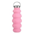 thumbnail image 1 of Wovilon Silicone Collapsible Water Bottles, 500Ml Portable Foldable Expandable Water Bottle Sports Cups, Leak Proof And Reusable, For Outdoor Activities Travel, 1 of 7
