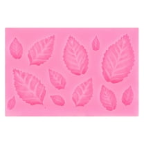 Wovilon Silicone Molds Cake Mold Rose Leaves Embellisment Silicone Fondant Mould Cake Decor Sugar Chocolate Mold Silicone Molds For Baking